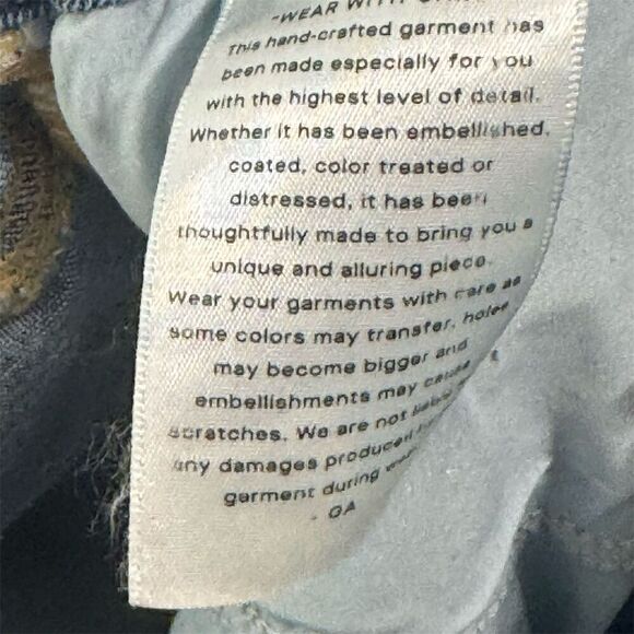 Good American Good Legs Raw Hem Skinny Jeans 10/30 High Rise Classic Minimalist - Picture 7 of 7